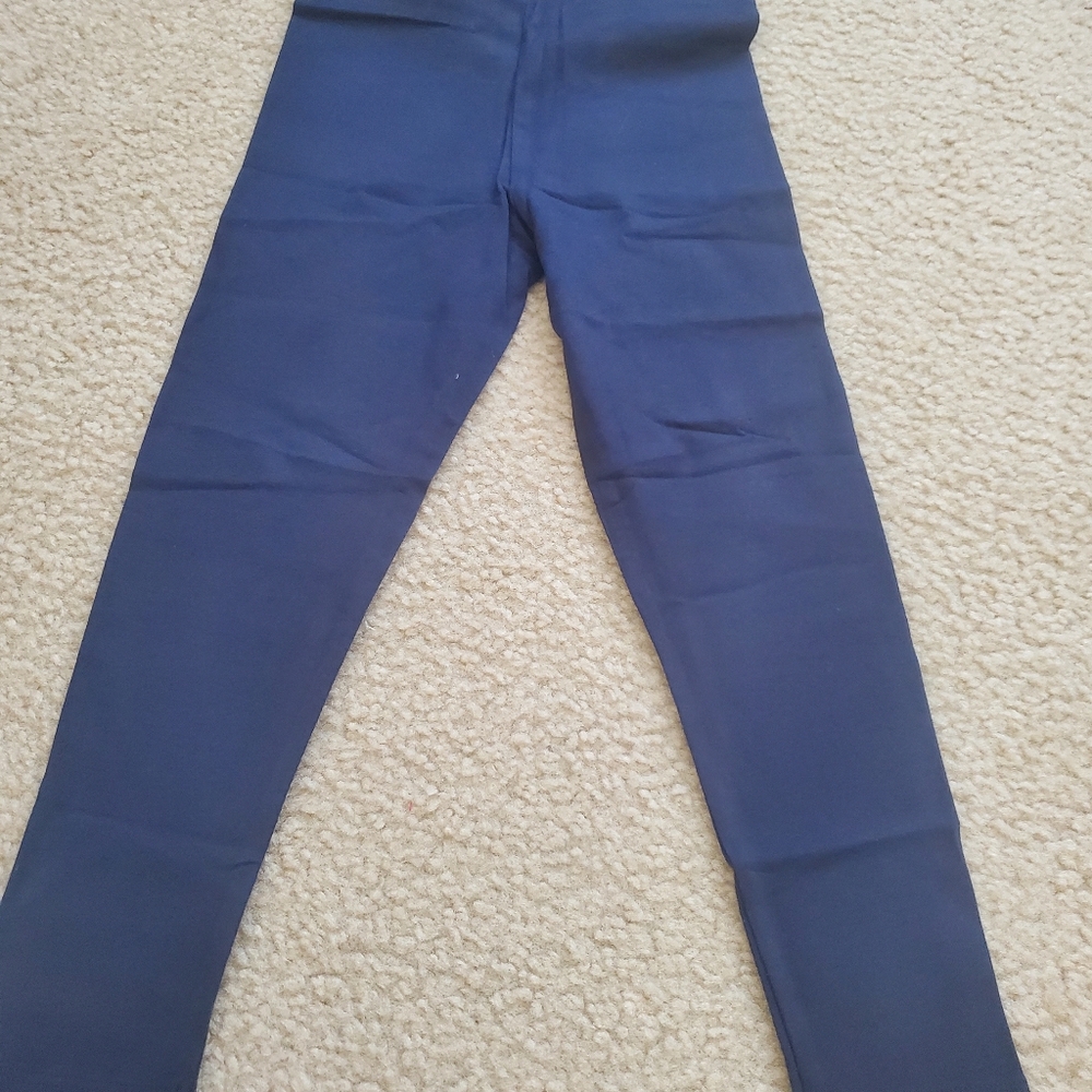 Boden Classic Blue Kids Leggings 4-5 - Picture 2 of 4